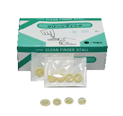 クリーンフィング(ラテックス製指サック)