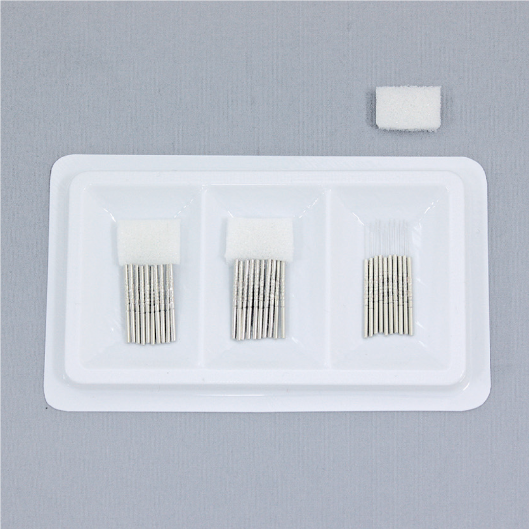 カナケンディスポ鍼【はり皿付】フェイスタイプ