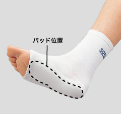 ソルボアーチウェッジヒールサポーター薄型