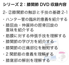 竹内義享 手技療法セミナーDVD(膝関節)