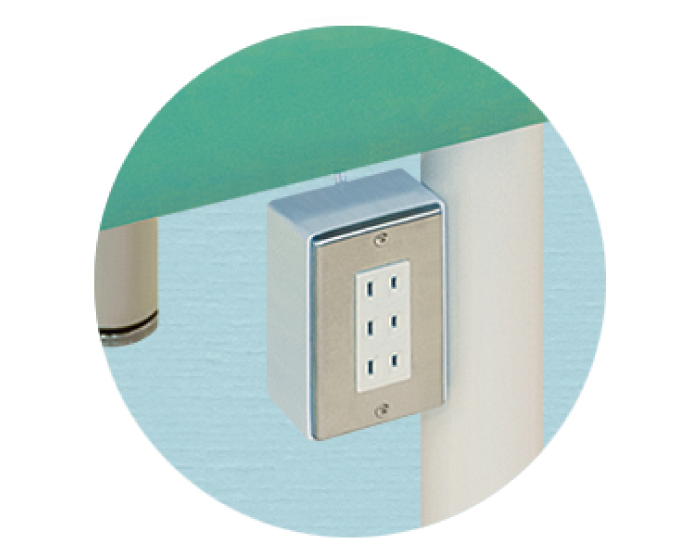 コンセント付DXベッド/有孔コンセント付DXベッド