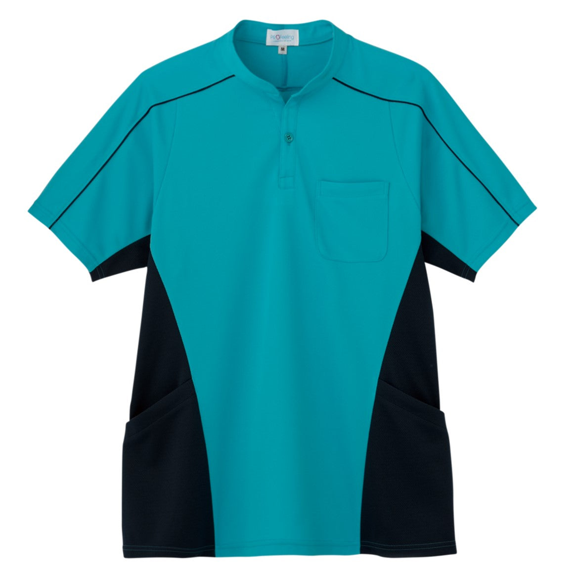 【Cheerfulシリーズ】半袖ニットシャツ(男女兼用)