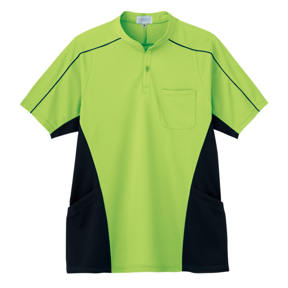 【Cheerfulシリーズ】半袖ニットシャツ(男女兼用)