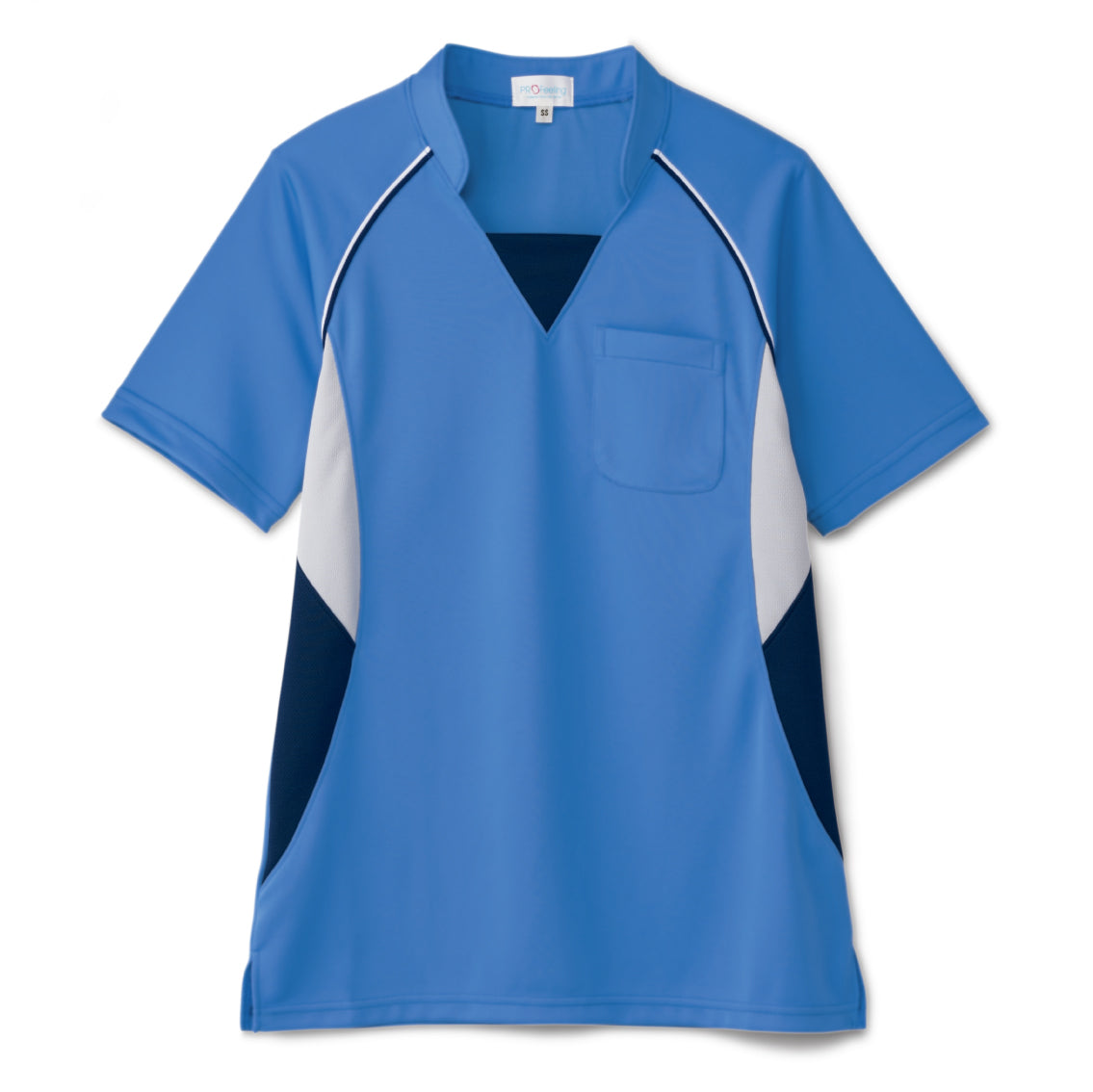 【Cheerfulシリーズ】半袖ニットシャツ(男女兼用)