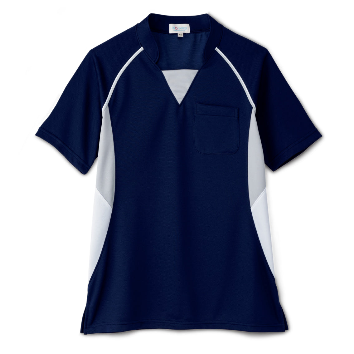 【Cheerfulシリーズ】半袖ニットシャツ(男女兼用)