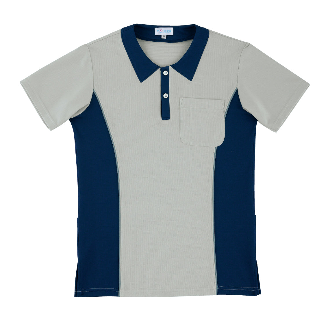 【Cheerfulシリーズ】ヘンリーネックニットシャツ(男女兼用)