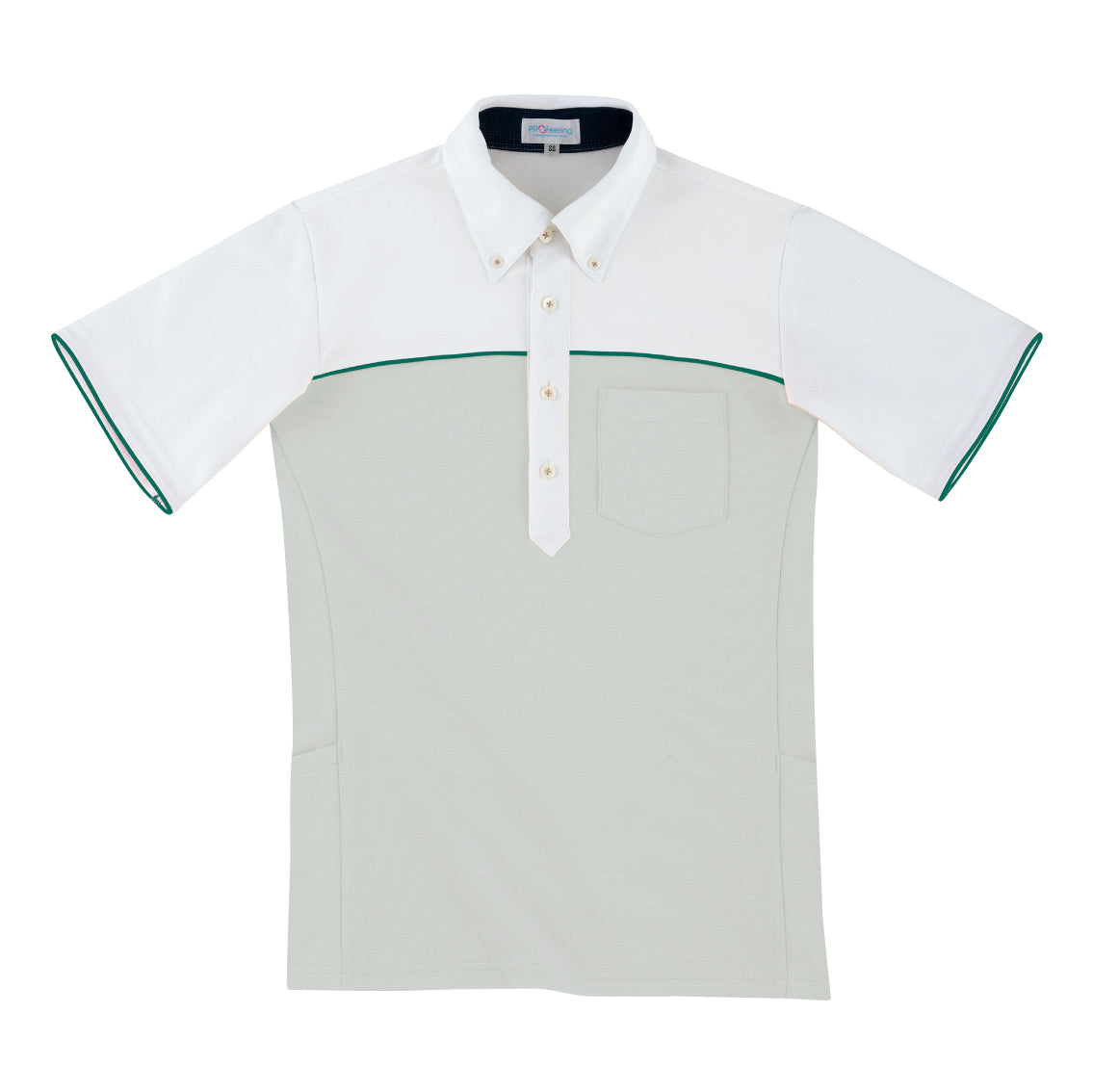 【Cheerfulシリーズ】半袖ニットシャツ(男女兼用)