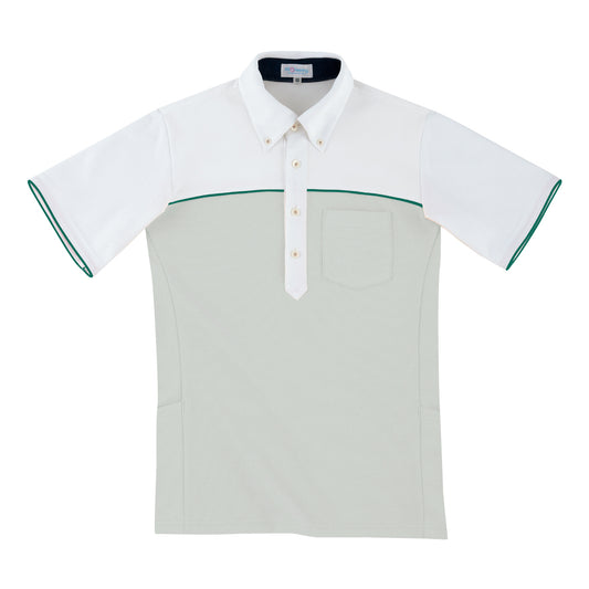 【Cheerfulシリーズ】半袖ニットシャツ(男女兼用)