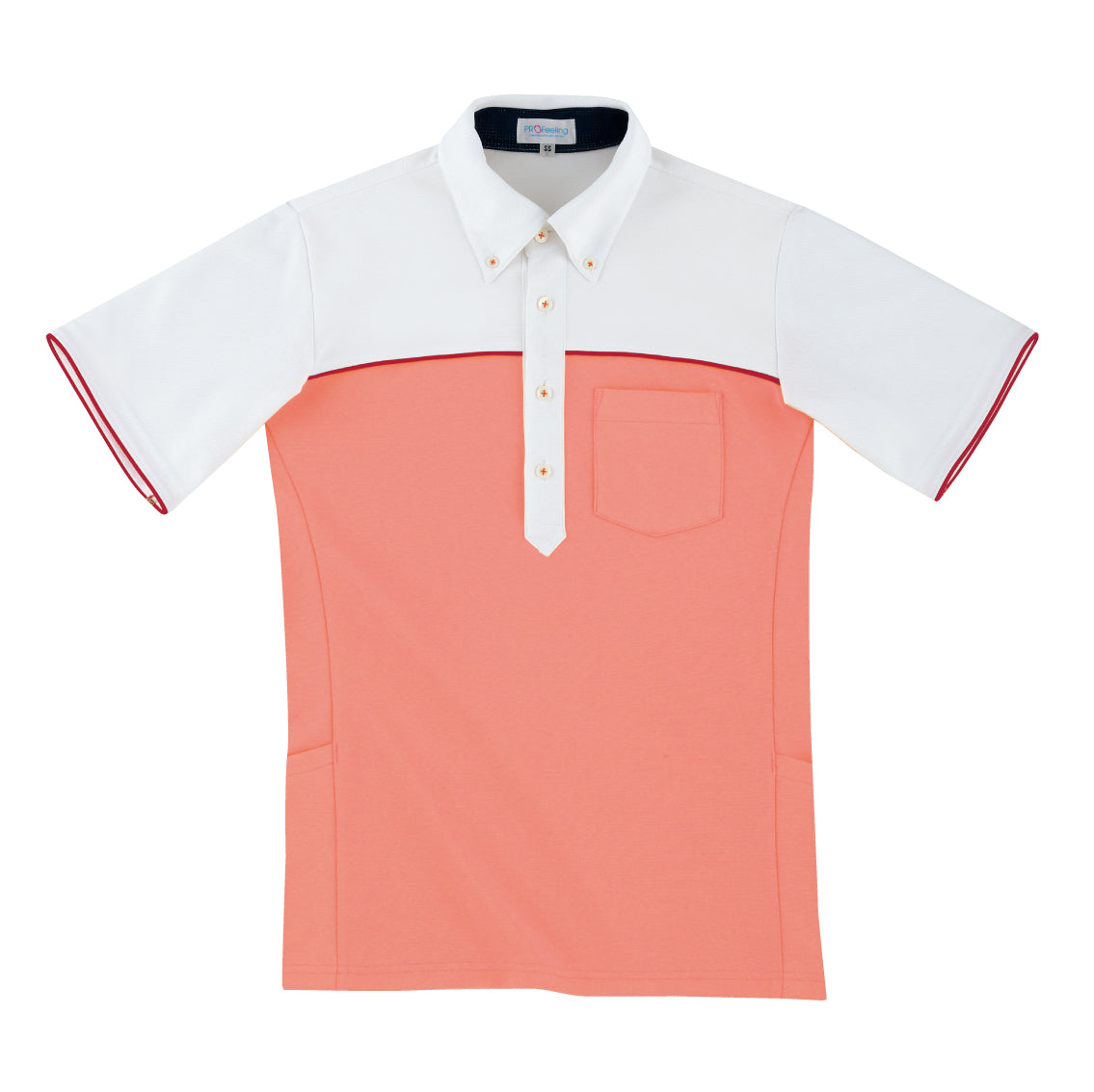 【Cheerfulシリーズ】半袖ニットシャツ(男女兼用)