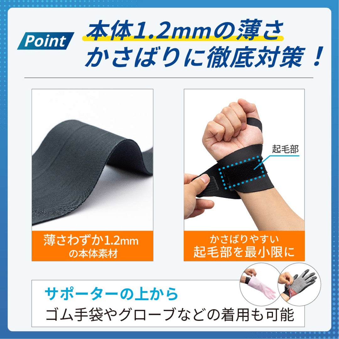 メディエイドサポーターしっかりガード手首 スリムハードプラス