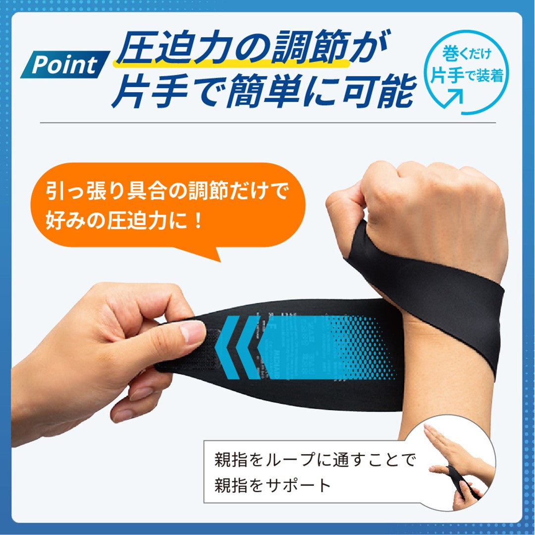 メディエイドサポーターしっかりガード手首 スリムハードプラス