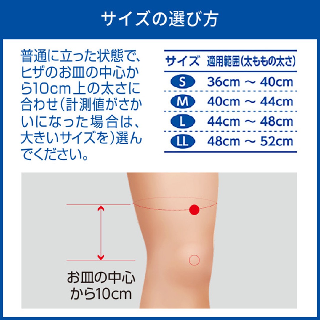 メディエイドサポーターしっかりガードヒザ　メッシュ