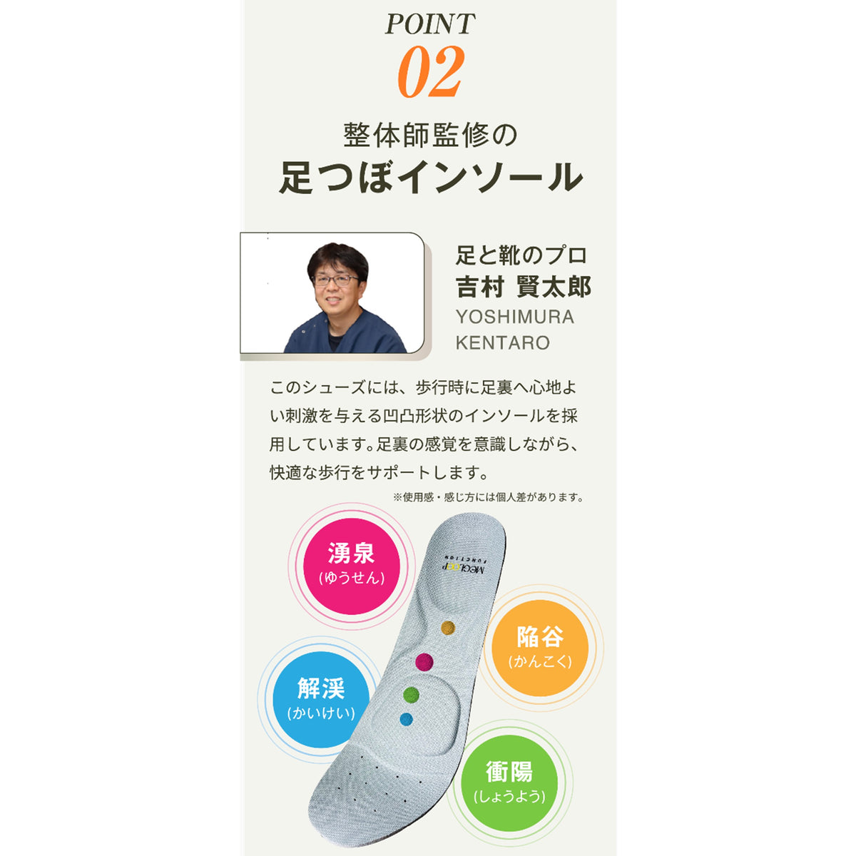 振動スニーカー