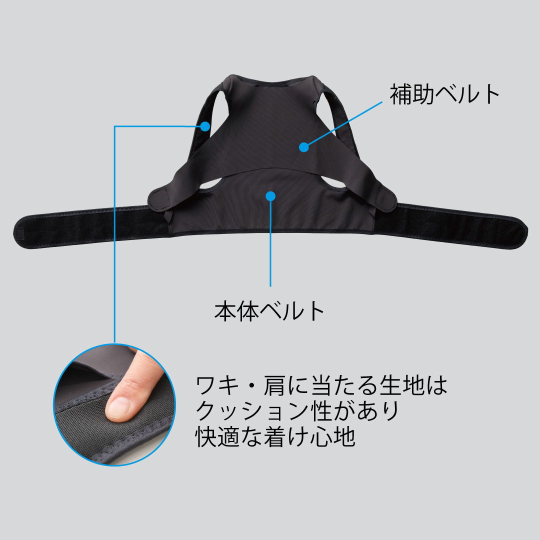 bonbone 姿勢すらっと薄軽サポーター