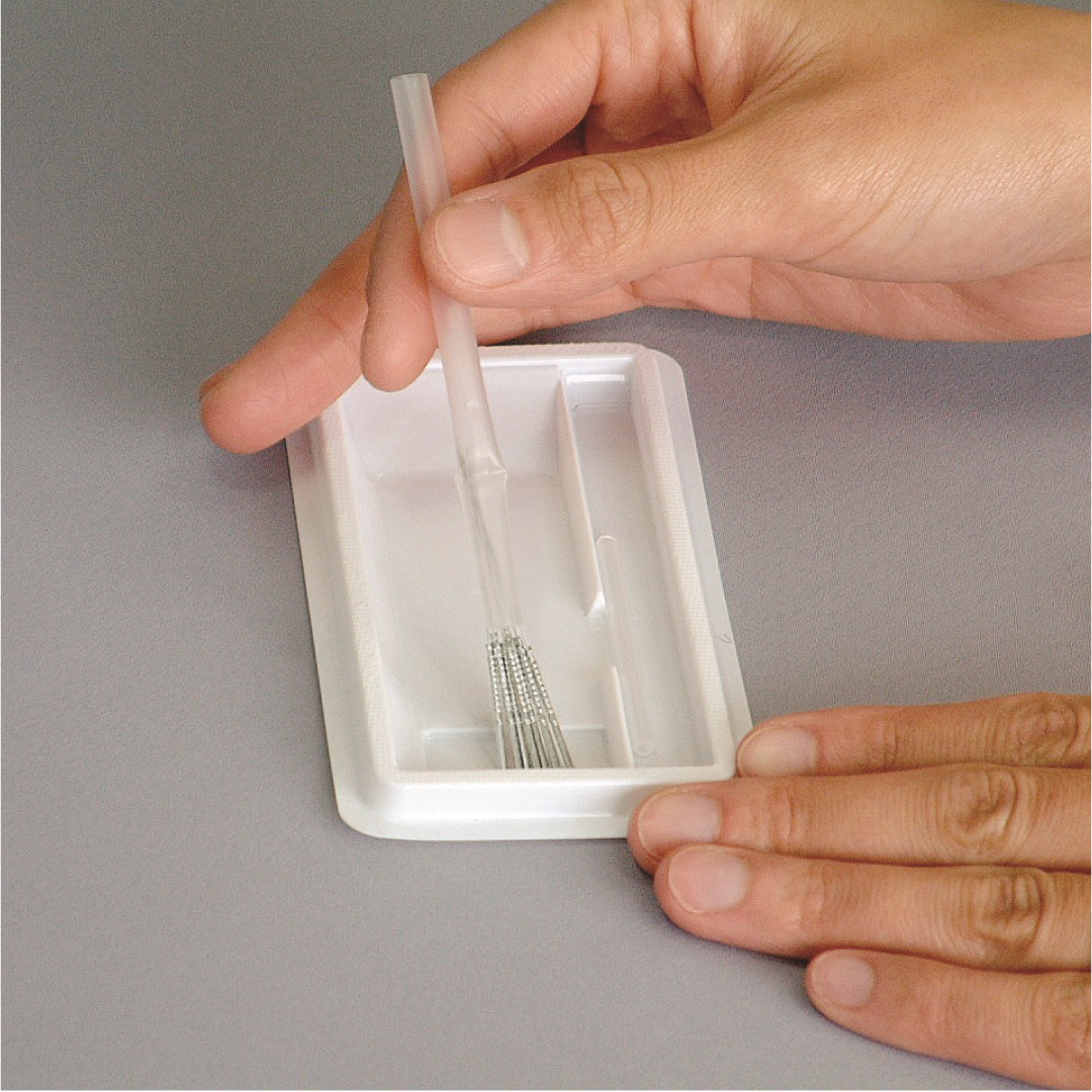 カナケンディスポ鍼【はり皿付】