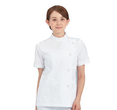 レディス医務衣半袖 ブロード