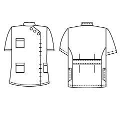 レディス医務衣半袖