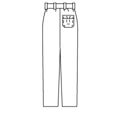 メンズスラックス<裏付>