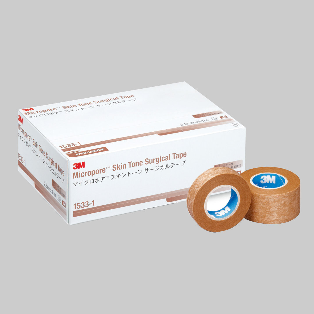 マイクロポア™スキントーンサージカルテープ