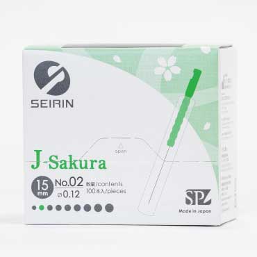 美容鍼でも活用可能！人気のセイリン鍼J-Sakura15（旧 ：J15SPタイプ