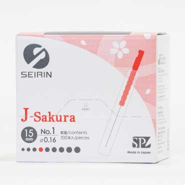 美容鍼でも活用可能！人気のセイリン鍼J-Sakura15（旧 ：J15SPタイプ