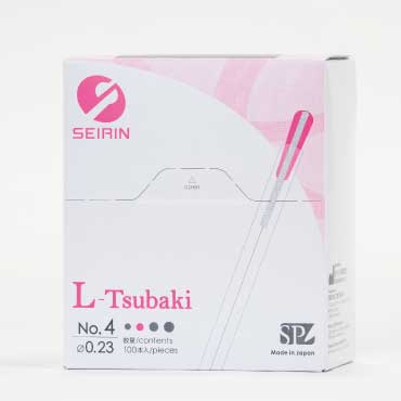 セイリン鍼L-Tsubaki(L-ツバキ)100本入り 旧：Lタイプ｜ステンレス鍼柄